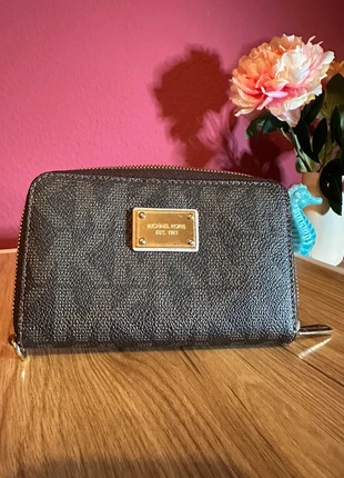 Michael Kors Portemonnaie - Braun, Gold Logo, Zip-Around, marque: Michael Kors, état: Très bon état, 18,00 €, 19,60 € Protection acheteurs incluse