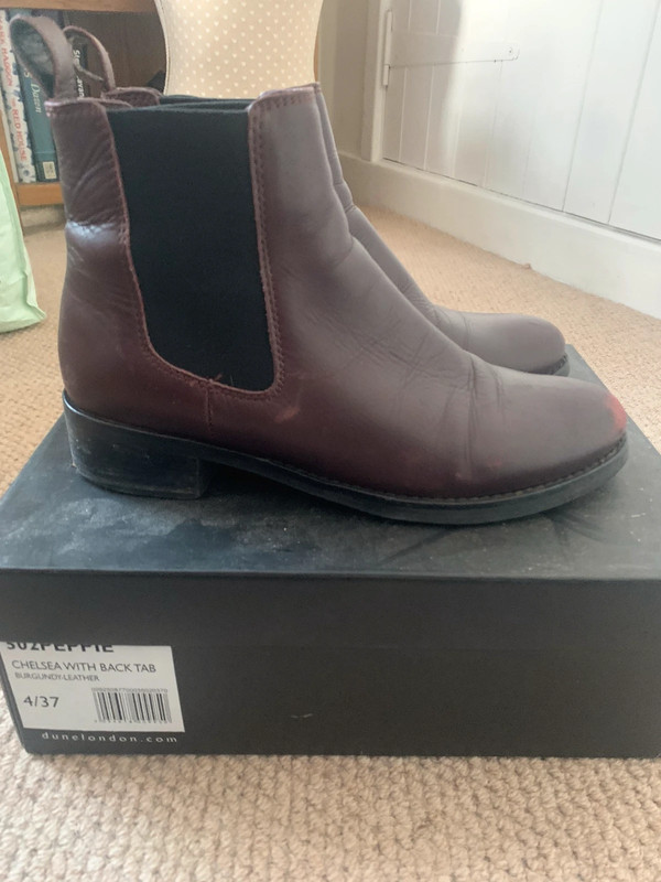 Dune discount burgundy boots