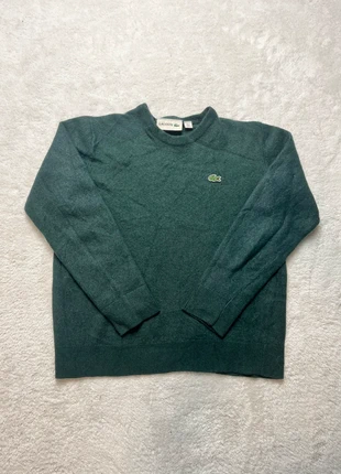 Pull enfant Lacoste vert foncé col rond – Taille étiquette FR 5 / US L, brand: Lacoste, condition: Very good, size: L, €21.00, €22.75 includes Buyer Protection