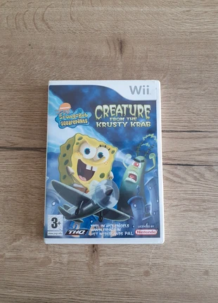 Wii game Spongebob Creature of the Krusty Krab, merk: Nintendo, staat: Heel goed, € 4,00, € 4,90 inclusief Kopersbescherming