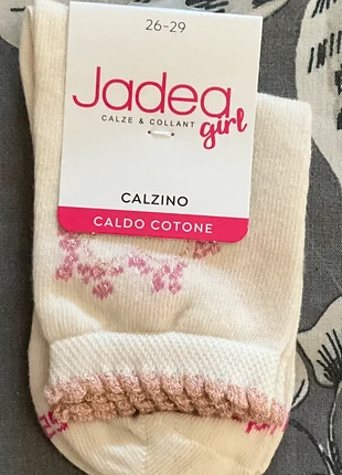 Calzìni bambina , merk: Jadea, staat: Nieuw met prijskaartje, maat: EU 25 - 27, € 2,50, € 3,33 inclusief Kopersbescherming