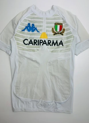 Maillot de rugby Italie - kappa - vintage - blanc - taille M, brand: Kappa, condition: Very good, size: M, €30.00, €32.20 includes Buyer Protection