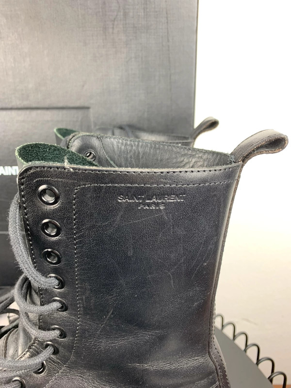 Saint laurent sales paris combat boot