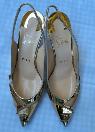 Louboutin Herrenschuhe Weiss/Gold, Schwarz/Gold - Vinted