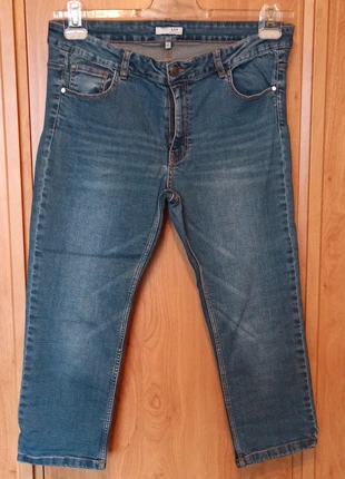 Pantacourt jeans femme, brand: La Halle, condition: Very good, size: XL / 42 / 14, €6.00, €7.00 includes Buyer Protection