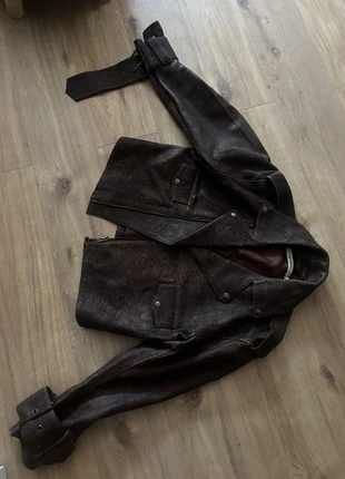 Ensemble veste et jupe cuir marron Oval square, marque: Oval Square, état: Neuf sans étiquette, taille: M / 38 / 10, 320,00 €, 336,70 € Protection acheteurs incluse