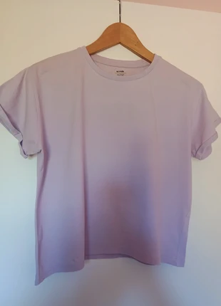 Tee shirt mauve coton biologique, brand: Kiabi, condition: Very good, size: M / 38 / 10, €3.00, €3.85 includes Buyer Protection