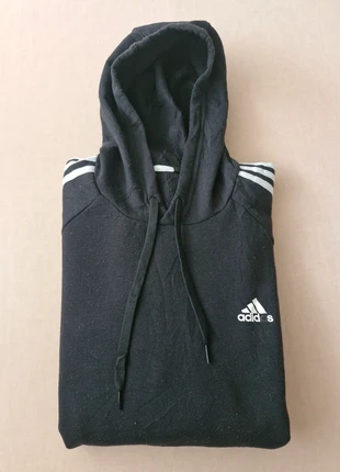 Sweat à capuche Adidas 3 bandes - Pour sport / Bricolage (défauts), brand: adidas, condition: Satisfactory, size: L, €6.00, €7.00 includes Buyer Protection