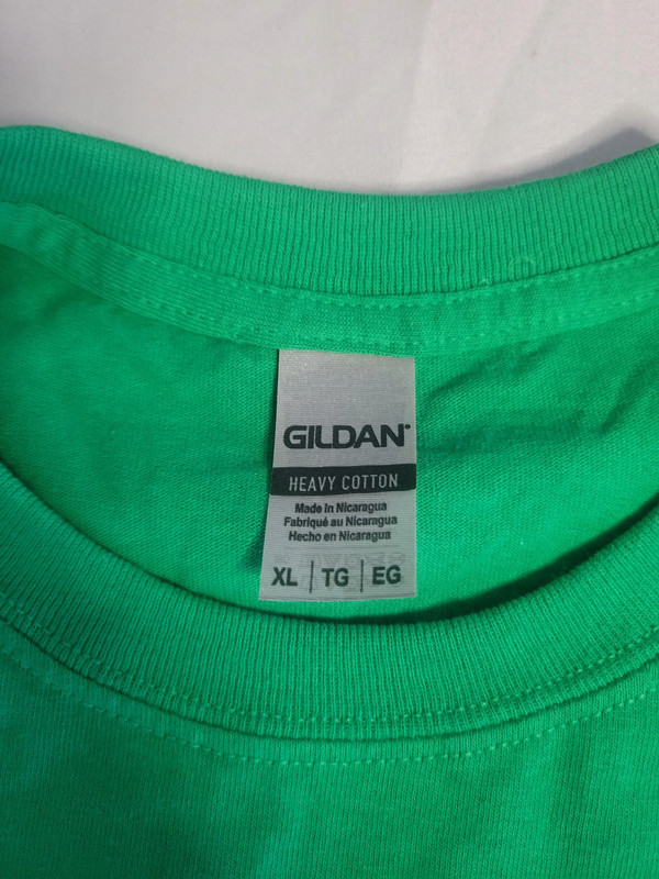 Green Gildan Heavy Cotton Mens Tshirt (Size XL) NWT 4