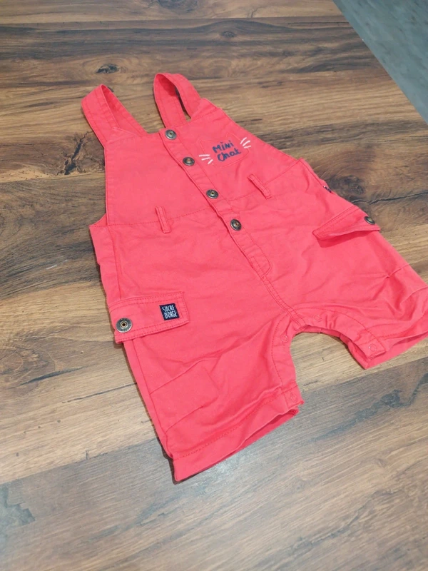 Salopette d'été "Sucre d'orge" taille 12 mois - photo numéro 2