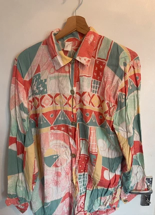 Retro Vintage Patterned Shirt | Size Small 🌸, brand: boyoto paris, condition: Very good, size: S / 36 / 8, €8.50, €9.63 includes Buyer Protection