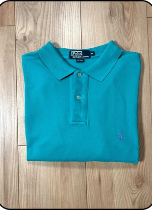 Polo Ralph Lauren turquoise logo brodé violet taille XXXL, brand: Polo Ralph Lauren, condition: Very good, size: XXXL, €17.00, €18.55 includes Buyer Protection