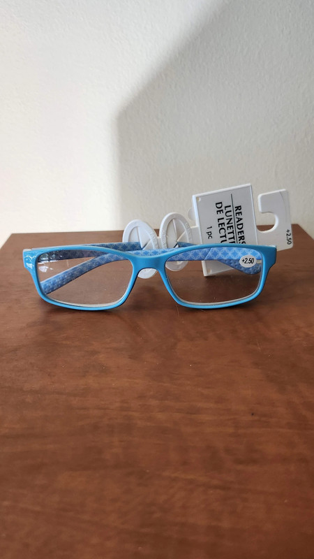 Readers +2.5 Lunette De Lecture Blue Design NEW 2