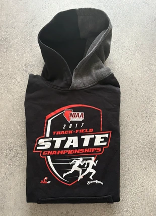 Hoodie NIAA Track & Field Championships 2017 Noir & gris Taille M Vintage USA, marque: Dynasty, état: Très bon état, taille: M, 19,00 €, 20,65 € Protection acheteurs (Pro) incluse