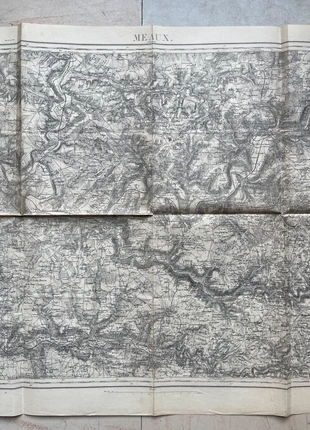 Carte topographique ancienne – Meaux – Dépôt de la Guerre, marque: Rare, état: Bon état, 20,00 €, 21,70 € Protection acheteurs incluse