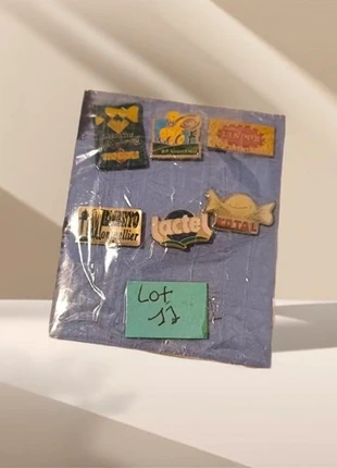 Lot 11 – 6 pin’s vintage publicitaires & originaux, état: Très bon état, 6,00 €, 7,00 € Protection acheteurs incluse