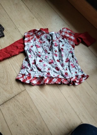 Blouse avec sous pull , merk: Absorba, staat: Goed, maat: 12-18 maanden / 80 cm, € 1,00, € 1,75 inclusief Kopersbescherming