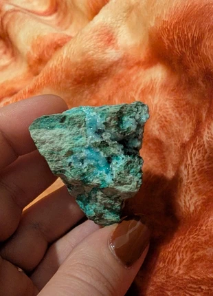 Hemimorphite avec inclusion de malachite, marque: Crystal, état: Neuf sans étiquette, 8,00 €, 9,10 € Protection acheteurs incluse