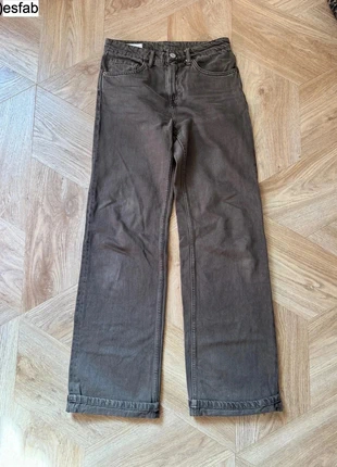 Zara Brown wide leg jeans size 34, marque: Zara, état: Très bon état, taille: XS / 34 / 6, 9,00 €, 10,15 € Protection acheteurs incluse