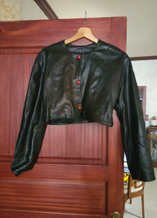 Boléro en cuir agneau plongé T 2, brand: cammell s cuir, condition: Very good, size: M / 38 / 10, €50.00, €53.20 includes Buyer Protection