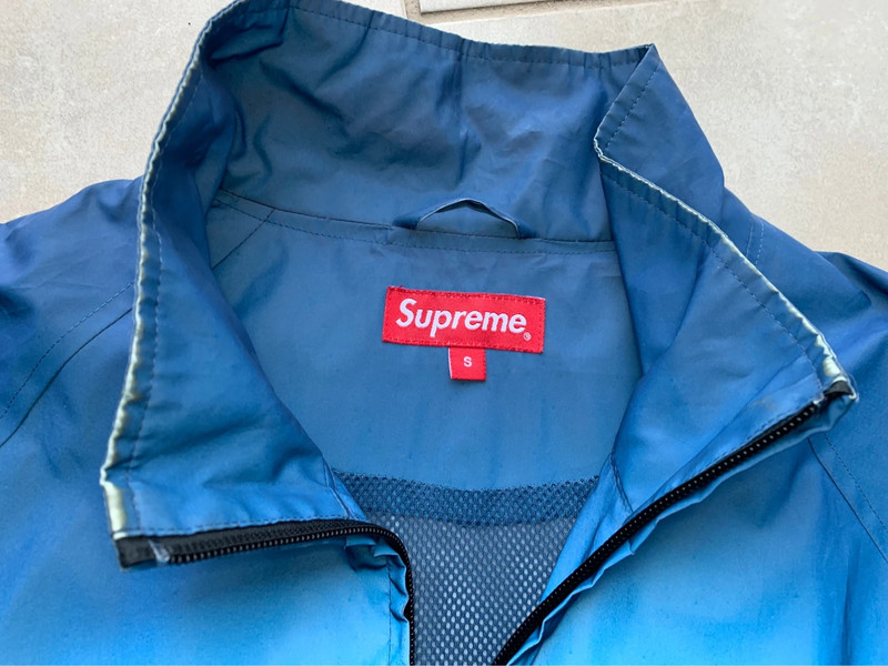 Supreme reflective sales track jacket