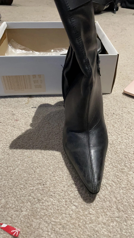 black ankle boots faith Vinted