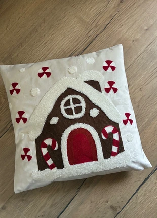Housse de coussin motif maison en pain d’épice Noël 45x45, marca: Noël, estado: Nuevo sin etiquetas, tamaño: 45 x 45 cm, 13,00 €, 14,35 € Protección al comprador incluida