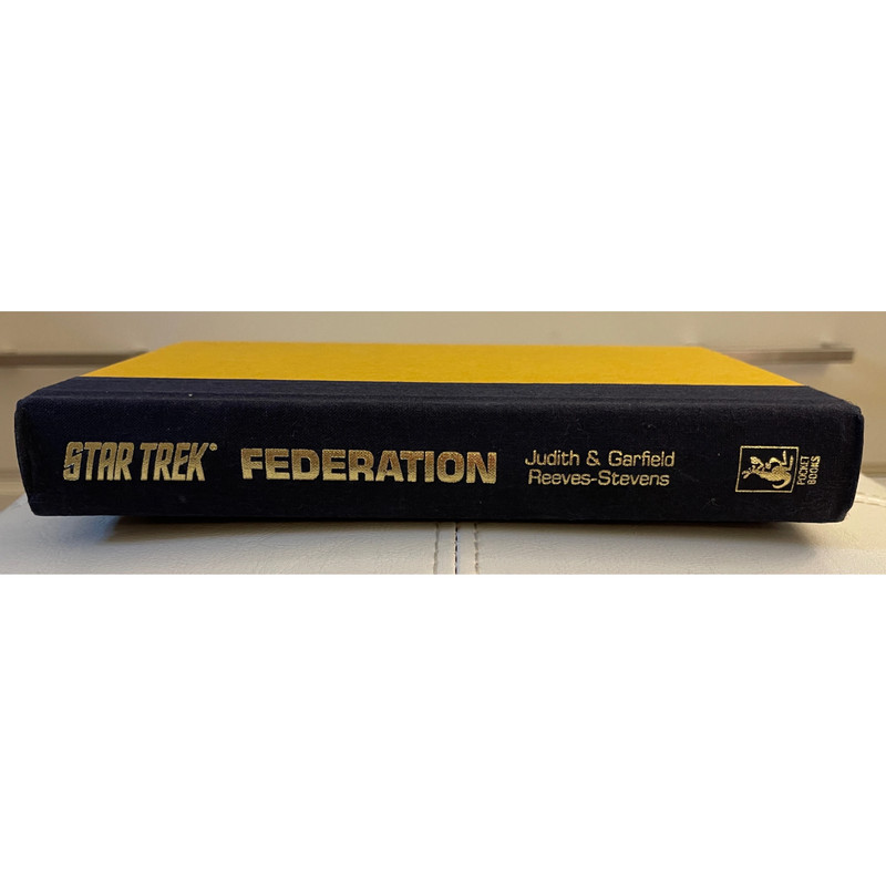 Star Trek Federation Hardcover Book by Judith & Garfield Reeves-Stevens 1