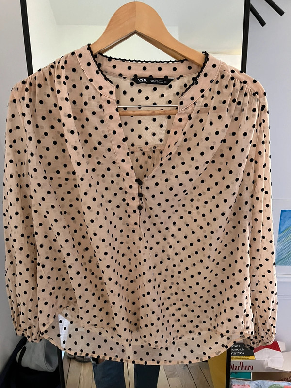 Chemise Zara à pois 1