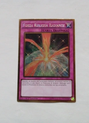 Yu-Gi-Oh forza riflessa radiante PGL3 1ª edizione rara gold near/mint, marca: Yu-Gi-Oh!, estado: Muito bom, €2.00, €2.80 inclui Proteção do Comprador