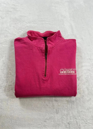 Pull sweat 1/4 half zip col camionneur Pennant Sportswear - Taille M Homme - Rose fuchsia logo blanc, marque: Pennant Sportswear, état: Bon état, taille: M, 3,50 €, 4,38 € Protection acheteurs incluse