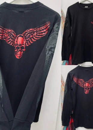 Chrome Hearts teeshirt t-shirt noir épais manches longues S, marca: Chrome Hearts, estado: Muito bom, tamanho: S / 36 / 8, €999.99, €1,050.69 inclui Proteção do Comprador