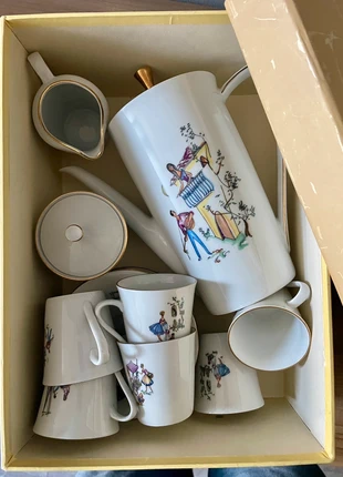 Winterling Bavaria Coffee Set Germany, 1950s, marca: Winterling, estado: Bueno, 32,00 €, 34,30 € Protección al comprador incluida