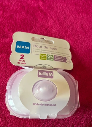bout de sein dans boite de transport, marke: MAM, zustand: Neu, mit Etikett, 4,00 €, 4,90 € inklusive Vinted-Käuferschutz
