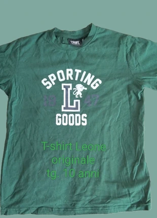 T-shirt LEONE Bambino tg. 10 anni, brand: Leone, condizioni: Nuovo senza cartellino, taglia: 10 anni / 140 cm, €4.00, €4.90 include la Protezione acquisti
