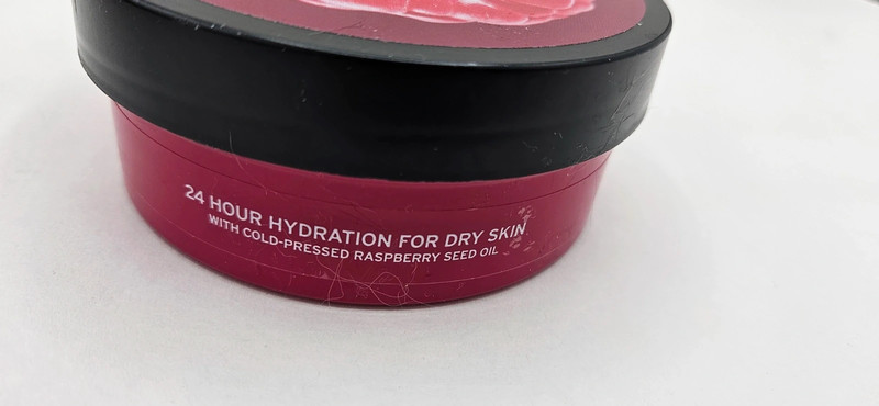 Rare new The Body Shop Body Butter Early-Harvest Raspberry 6.75 oz 3