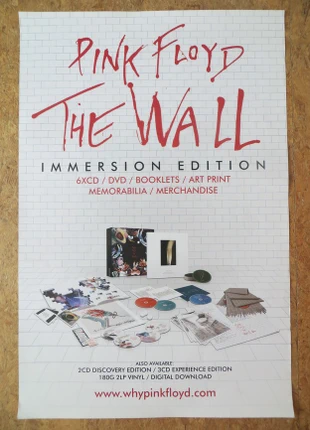 Pink Floyd Poster Officiel - The Wall Immersion Edition, marque: Pink Floyd, état: Neuf sans étiquette, taille: Taille unique, 22,50 €, 24,33 € Protection acheteurs incluse