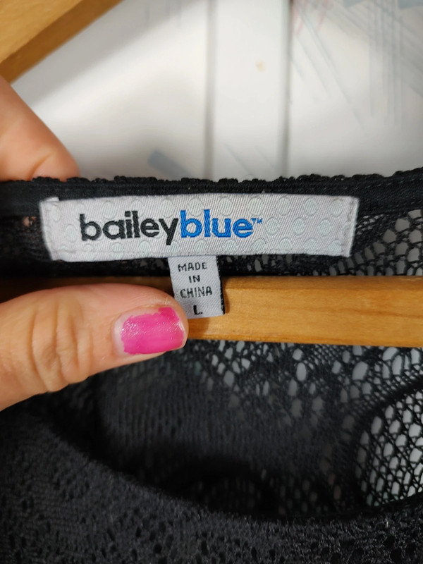 Bailey Blue Black Lace Dress 5