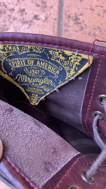 Stivaletti anfibi bordeaux usati wrangler vera pelle morbidissima taglia 39 Vinted