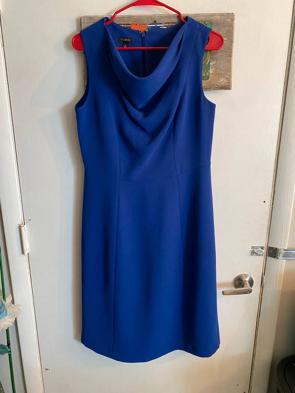 Talbots Size 8 Blue Dress 1