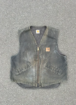 Veste carhartt V13 MOS sans manche quilted lined intérieur molletonné sunfaded patiné - Taille L, brand: Carhartt, condition: Very good, size: L, €89.00, €94.15 includes Buyer Protection Pro