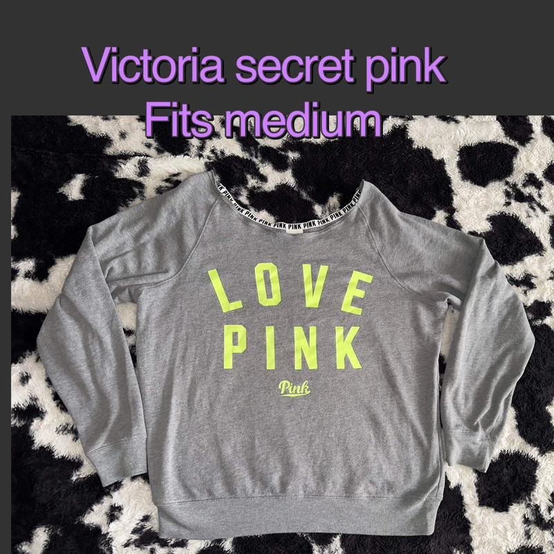 Victoria secret pink sweatshirt 1