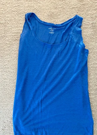 Débardeur lin bleu vif Majestic, marke: Majestic, zustand: Neu, größe: S / 36 / 8, 25,00 €, 26,95 € inklusive Vinted-Käuferschutz