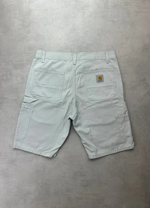 Short en jean carhartt ruck single knee gris crème, marque: Carhartt, état: Très bon état, taille: W30 | FR 40, 20,00 €, 21,70 € Protection acheteurs (Pro) incluse