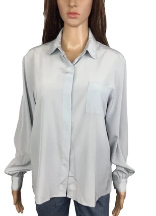 Chemisier bleu clair tissus soyeux manches longues femme - Scorpion - Taille 40, marque: Scorpion, état: Très bon état, taille: L / 40 / 12, 12,00 €, 13,30 € Protection acheteurs (Pro) incluse