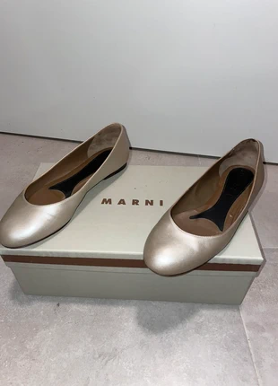 Minimal chic! Ballerine Marni color champagne super eleganti, marca: Marni, estado: Bom, tamanho: 36, €110.00, €116.20 inclui Proteção do Comprador