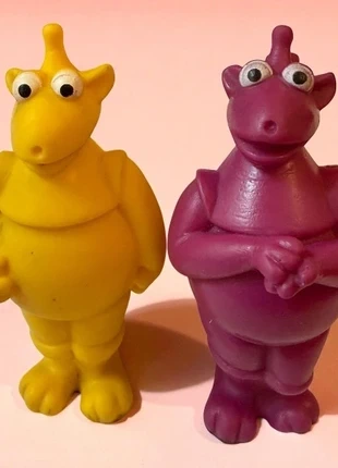 Lot 2 figurines Pouet Kalamine et Paltok Le Village dans les Nuages vintage 80s, marque: Vulli, état: Bon état, taille: 24-36 mois / 92 cm, 18,00 €, 19,60 € Protection acheteurs incluse