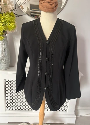 Sequin Black Jacket/blazer Size 12, brand: kay marie, condition: New without tags, size: L / 12, £8.00, £9.10 includes Buyer Protection
