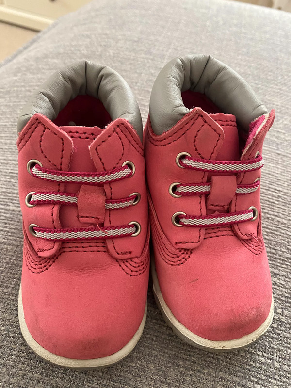 Infant pink Timberland Boots
