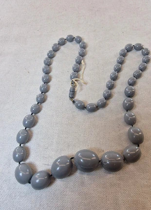 True vintage Kette Halskette Plaste Retro midcentury Schmuck Perlenkette 50er 60er Rockabilly, merk: true vintage, staat: Goed, € 10,00, € 11,20 inclusief Kopersbescherming